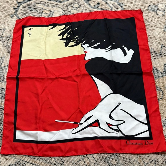 Dior silk neckerchief. - Picture 1 of 6